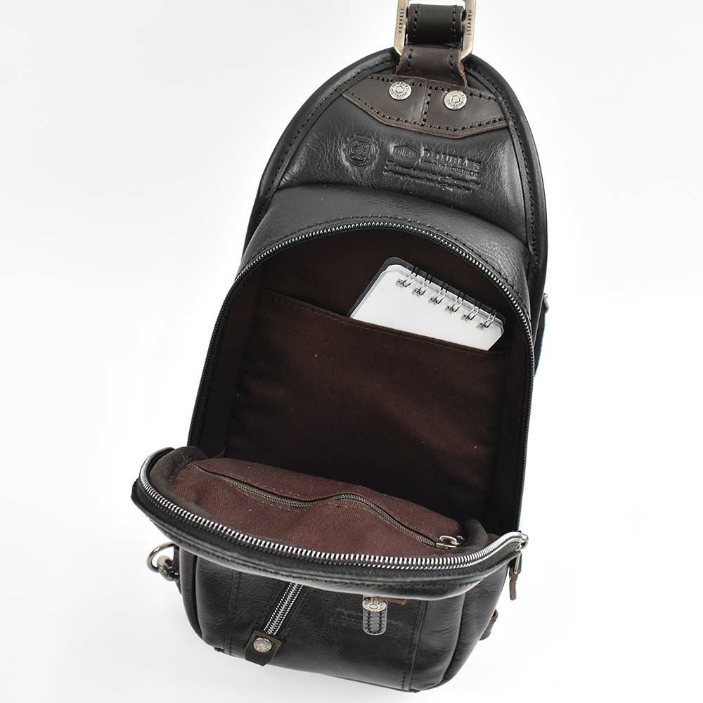 【ポイント最大36倍|6/25限定】DOUBLESダブルスボディバッグメンズレディース本革牛革革レザーブランドワンショルダーバッグワンショルダーショルダーバッグボディーバッグボディバック斜め掛けバッグ斜めがけバッグVIF-7200