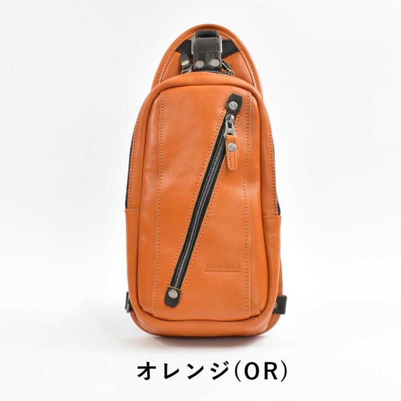 【ポイント最大36倍|6/25限定】DOUBLESダブルスボディバッグメンズレディース本革牛革革レザーブランドワンショルダーバッグワンショルダーショルダーバッグボディーバッグボディバック斜め掛けバッグ斜めがけバッグVIF-7200