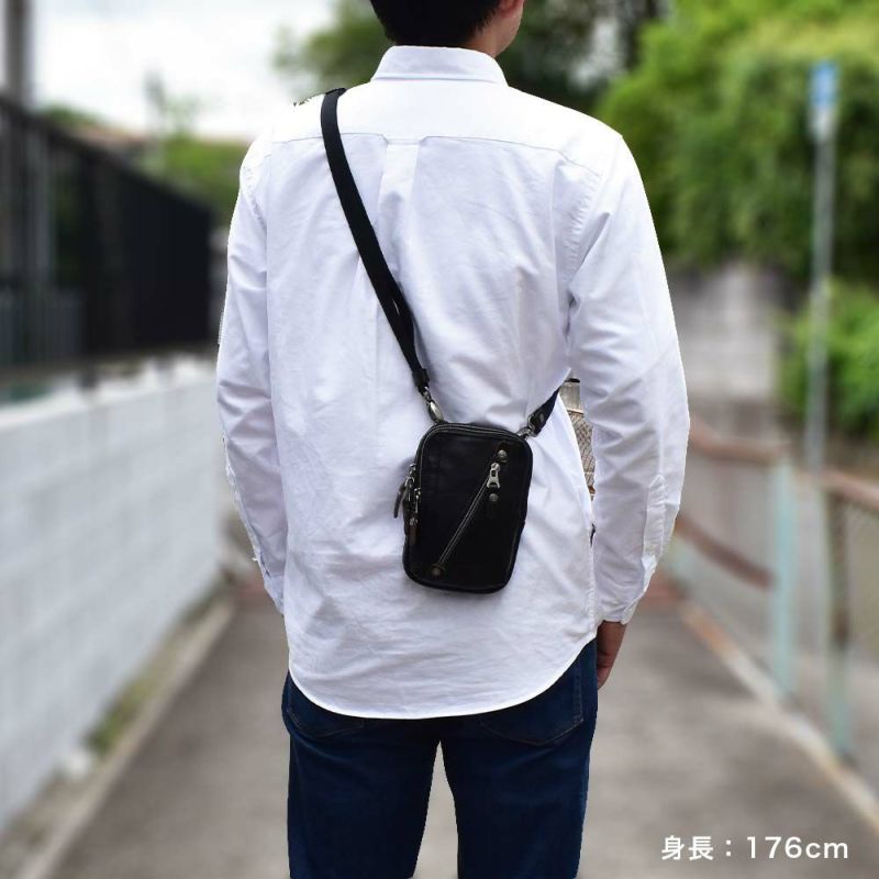 【ポイント最大36倍|6/25限定】DOUBLESダブルスベルトポーチチョークバッグメンズレディース小さいミニ本革牛革革レザーブランドウエストバッグポーチショルダーバッグ小物入れ小物ポーチカラビナおしゃれ2WAYVIF-7200