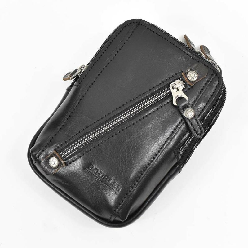 【ポイント最大36倍|6/25限定】DOUBLESダブルスベルトポーチチョークバッグメンズレディース小さいミニ本革牛革革レザーブランドウエストバッグポーチショルダーバッグ小物入れ小物ポーチカラビナおしゃれ2WAYVIF-7200