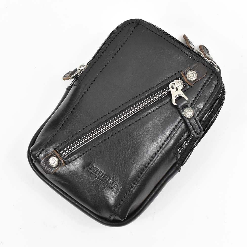 【ポイント最大36倍|6/25限定】DOUBLESダブルスベルトポーチチョークバッグメンズレディース小さいミニ本革牛革革レザーブランドウエストバッグポーチショルダーバッグ小物入れ小物ポーチカラビナおしゃれ2WAYVIF-7200