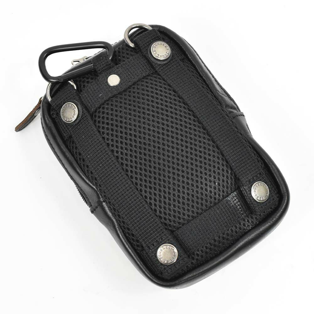 【ポイント最大36倍|6/25限定】DOUBLESダブルスベルトポーチチョークバッグメンズレディース小さいミニ本革牛革革レザーブランドウエストバッグポーチショルダーバッグ小物入れ小物ポーチカラビナおしゃれ2WAYVIF-7200