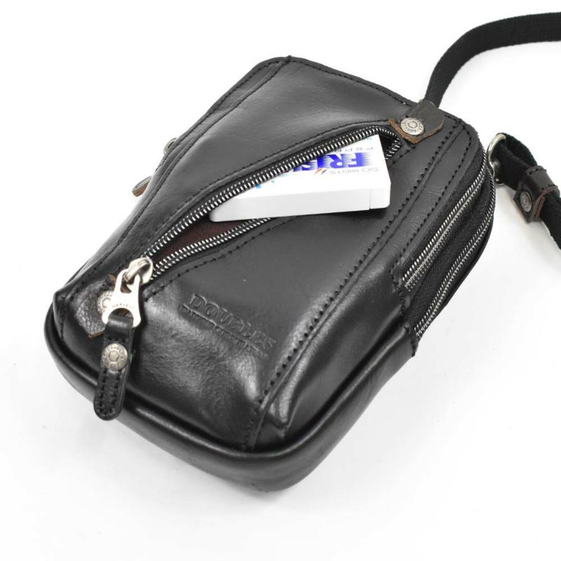 【ポイント最大36倍|6/25限定】DOUBLESダブルスベルトポーチチョークバッグメンズレディース小さいミニ本革牛革革レザーブランドウエストバッグポーチショルダーバッグ小物入れ小物ポーチカラビナおしゃれ2WAYVIF-7200