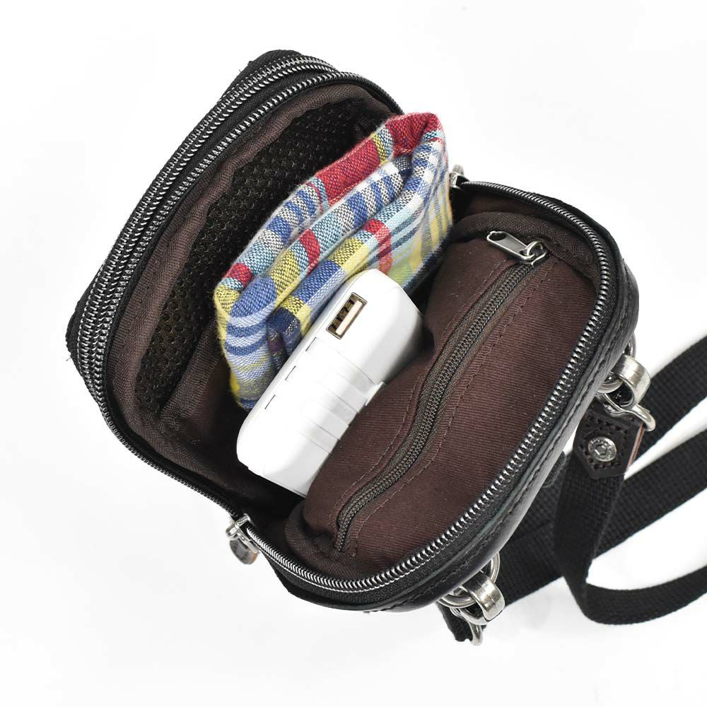 【ポイント最大36倍|6/25限定】DOUBLESダブルスベルトポーチチョークバッグメンズレディース小さいミニ本革牛革革レザーブランドウエストバッグポーチショルダーバッグ小物入れ小物ポーチカラビナおしゃれ2WAYVIF-7200