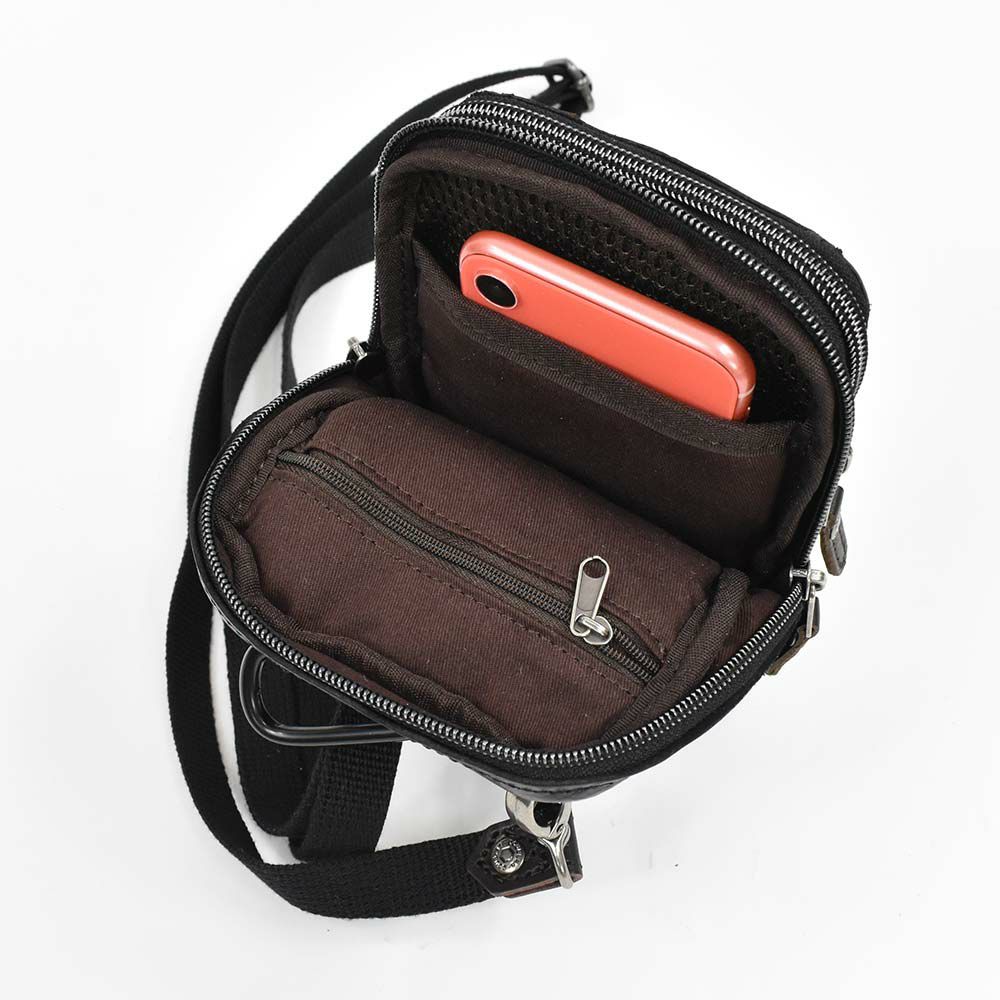 【ポイント最大36倍|6/25限定】DOUBLESダブルスベルトポーチチョークバッグメンズレディース小さいミニ本革牛革革レザーブランドウエストバッグポーチショルダーバッグ小物入れ小物ポーチカラビナおしゃれ2WAYVIF-7200