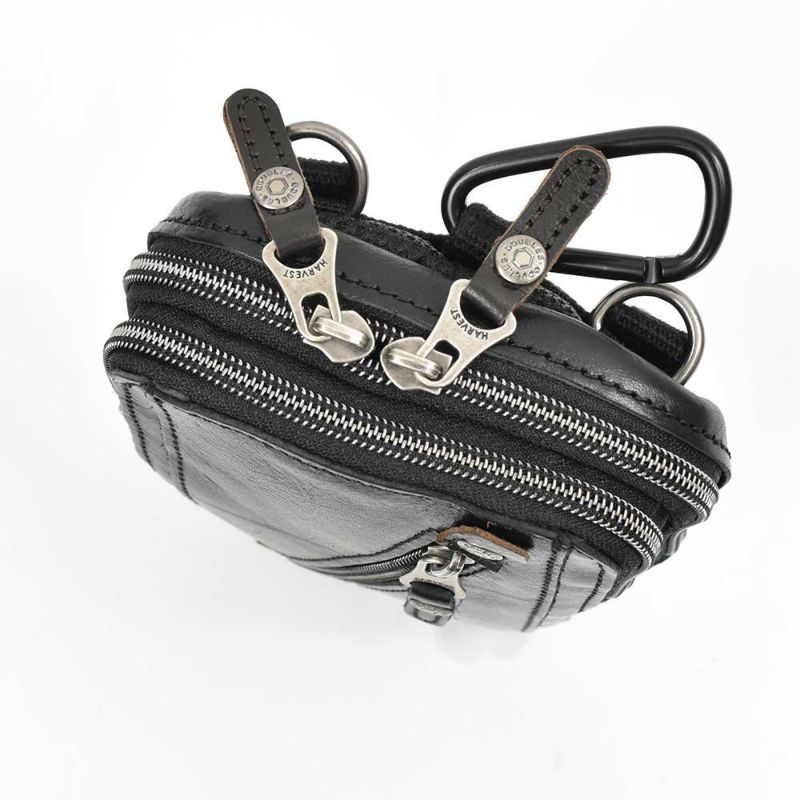 【ポイント最大36倍|6/25限定】DOUBLESダブルスベルトポーチチョークバッグメンズレディース小さいミニ本革牛革革レザーブランドウエストバッグポーチショルダーバッグ小物入れ小物ポーチカラビナおしゃれ2WAYVIF-7200