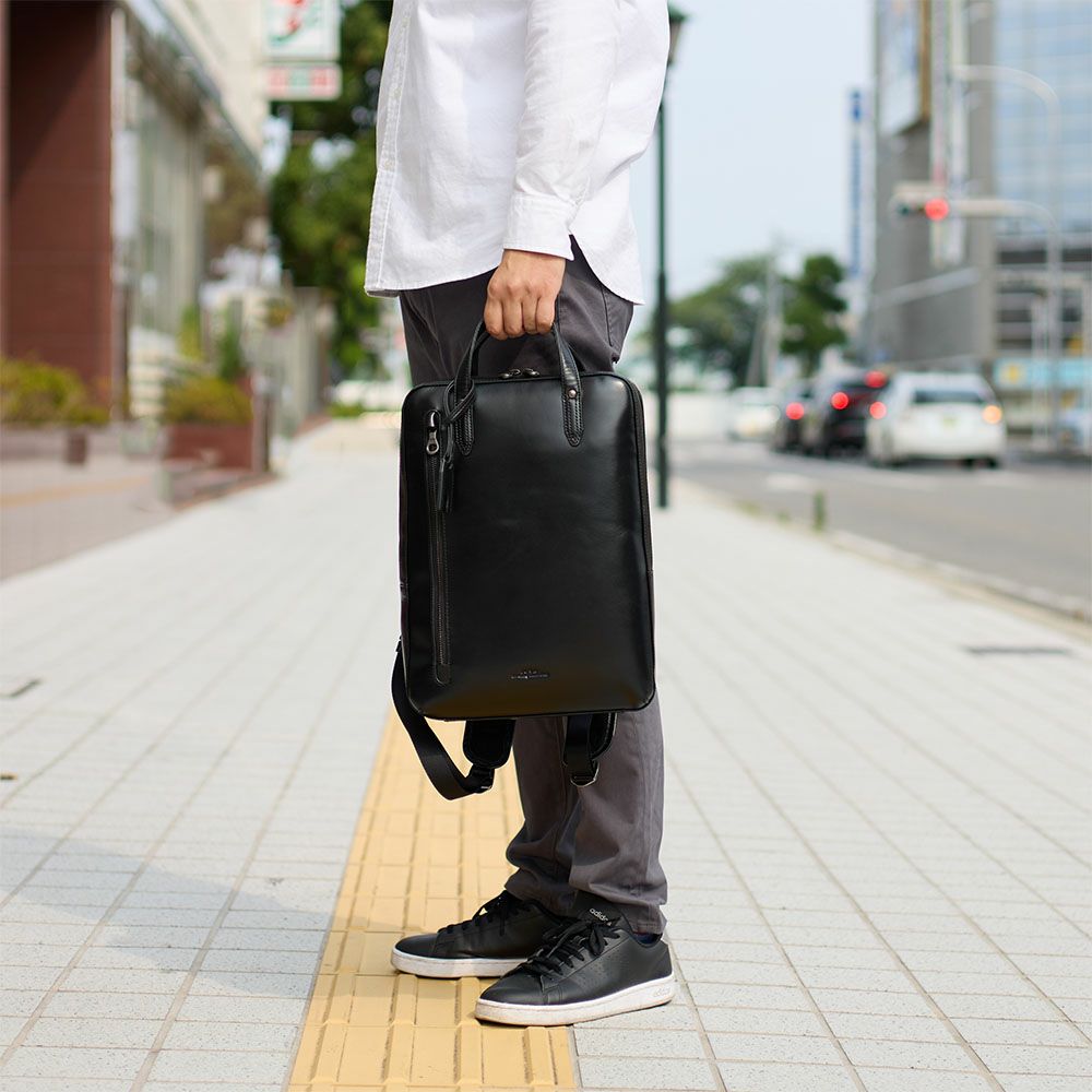 JOYAジョヤリュック薄型スリムA4本革ビジネスリュックメンズレディースレザー革牛革リュックサックバックパックビジネスバッグ本革バックレザーバック通勤大人薄い薄マチ軽い軽量コンパクトJ4224