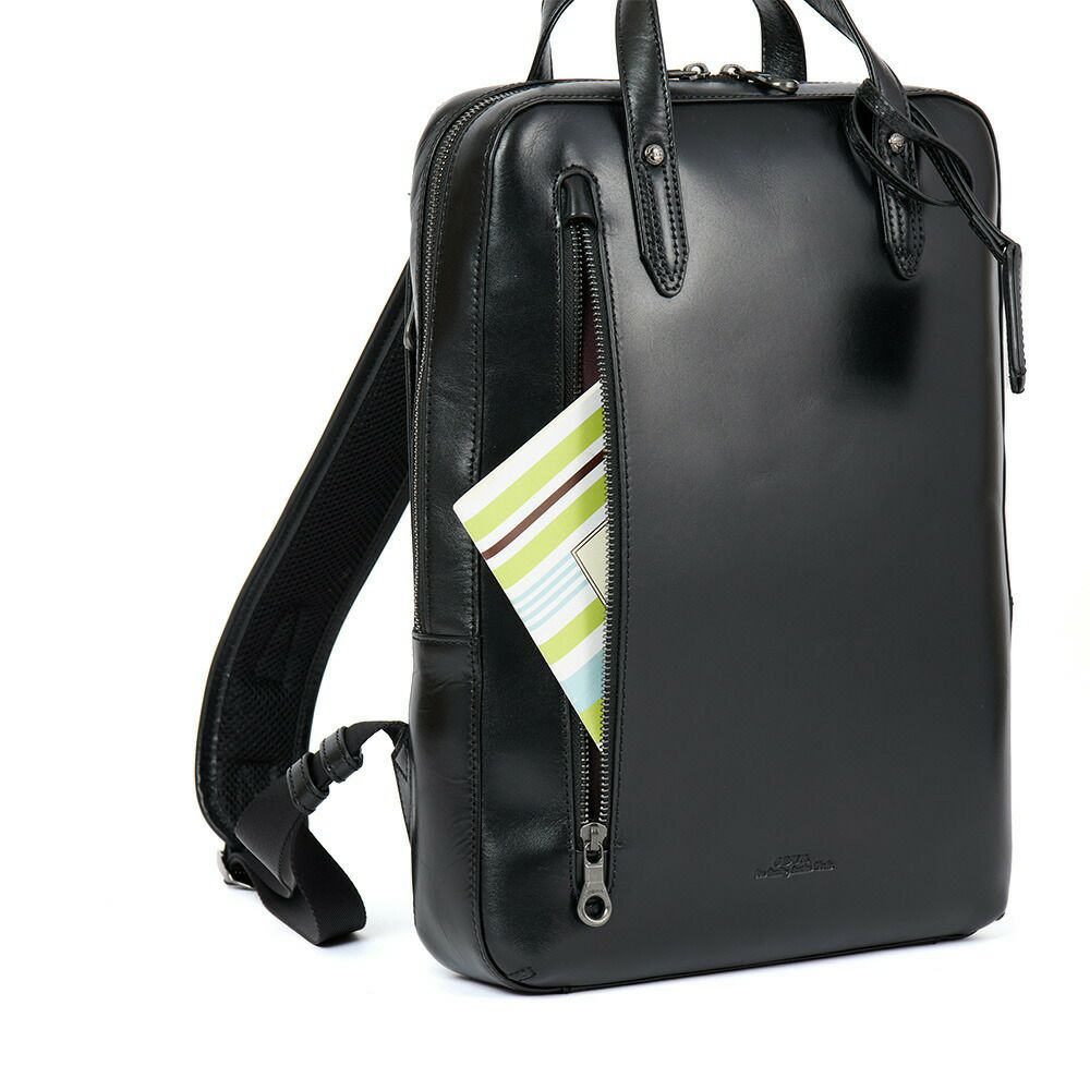 JOYAジョヤリュック薄型スリムA4本革ビジネスリュックメンズレディースレザー革牛革リュックサックバックパックビジネスバッグ本革バックレザーバック通勤大人薄い薄マチ軽い軽量コンパクトJ4224