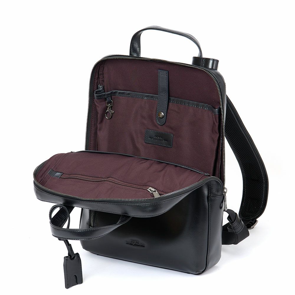 JOYAジョヤリュック薄型スリムA4本革ビジネスリュックメンズレディースレザー革牛革リュックサックバックパックビジネスバッグ本革バックレザーバック通勤大人薄い薄マチ軽い軽量コンパクトJ4224