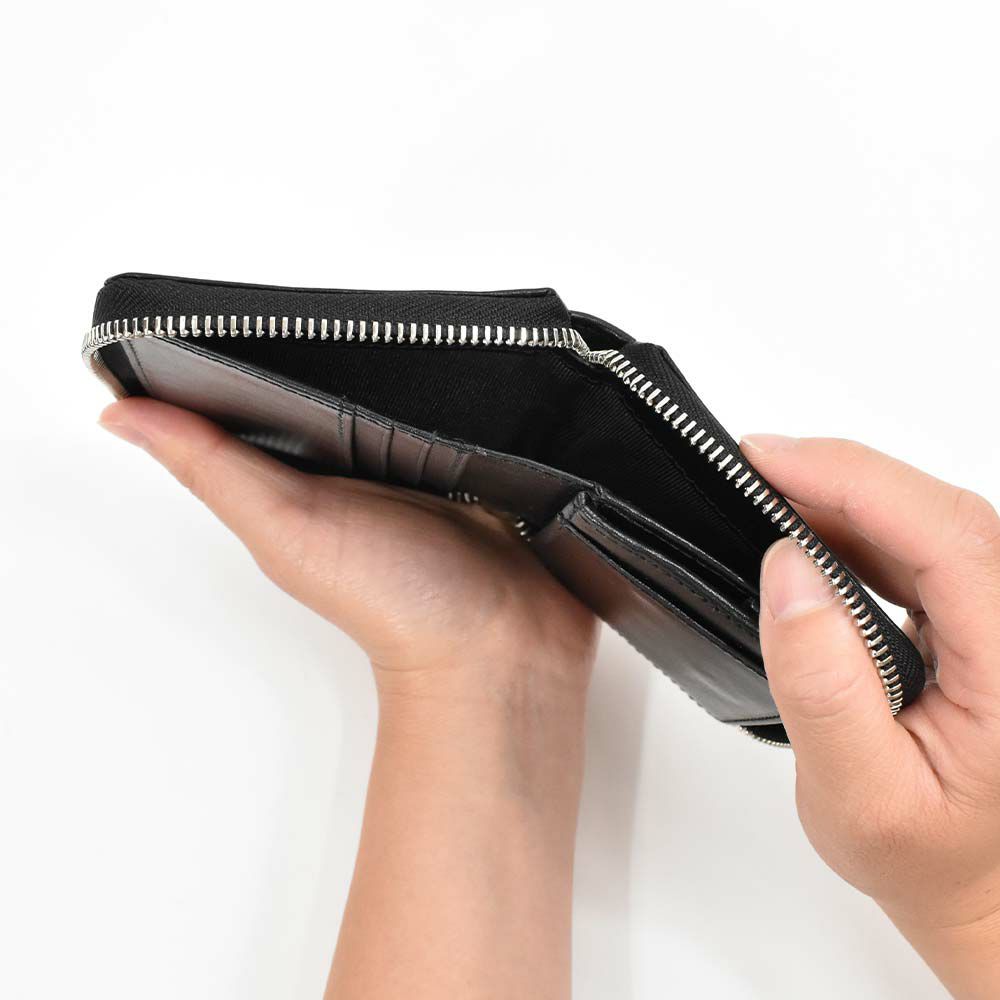 JOYAジョヤ財布二つ折りラウンドファスナーメンズレディース二つ折り財布本革革牛革レザー2つ折り2つ折り財布ファスナーミドルウォレット人気ブランドコンパクトバングラディッシュJ3007