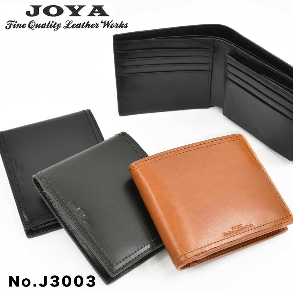 JOYAジョヤ財布二つ折りボックス型小銭入れ二つ折り財布2つ折り財布本革革牛革レザーメンズレディース折りたたみ小銭入れ付き小銭入れありブランドおしゃれ大容量人気おすすめプレゼント男性女性J3003