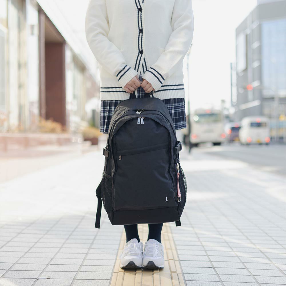 イーストボーイリュック通学女子EASTBOY28L40L容量拡張通学リュック女子高生レディース中学生高校生リュックサックスクールリュックブランド大容量レインカバー付きEASTBOYEBA51