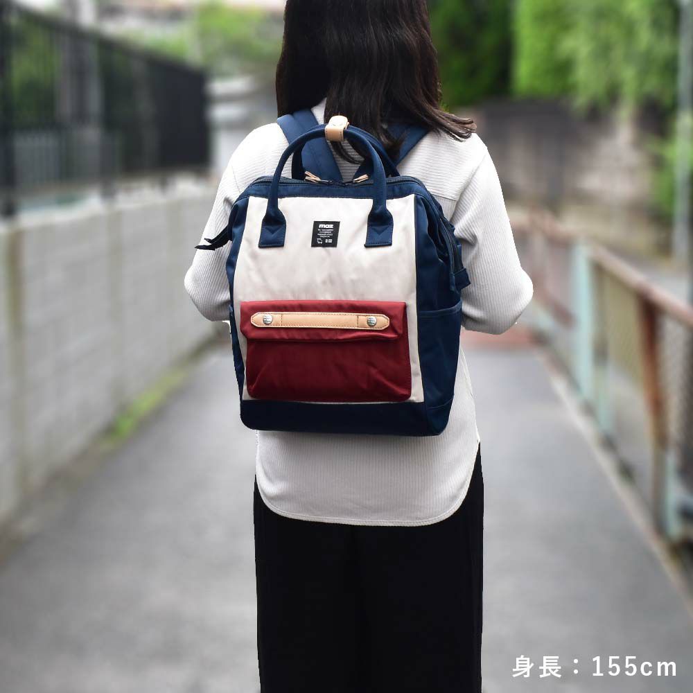 【P最大34倍|お買い物マラソン】mozリュックモズバッグレディースリュック口金A4小さめマザーズリュックマザーズバッグママバッグママリュックナイロン大人ブランド軽量軽い背面ファスナー大容量おしゃれがま口人気ZZCI-07L