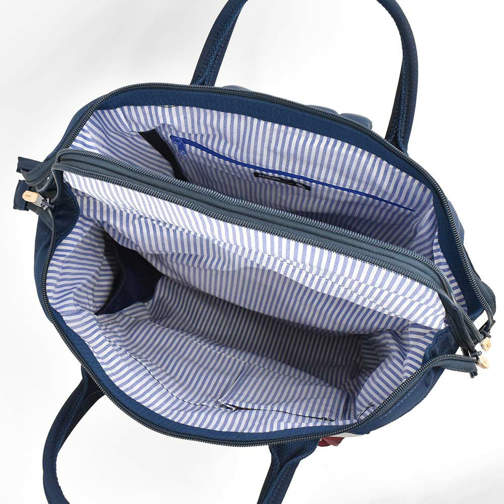 【P最大34倍|お買い物マラソン】mozリュックモズバッグレディースリュック口金A4小さめマザーズリュックマザーズバッグママバッグママリュックナイロン大人ブランド軽量軽い背面ファスナー大容量おしゃれがま口人気ZZCI-07L