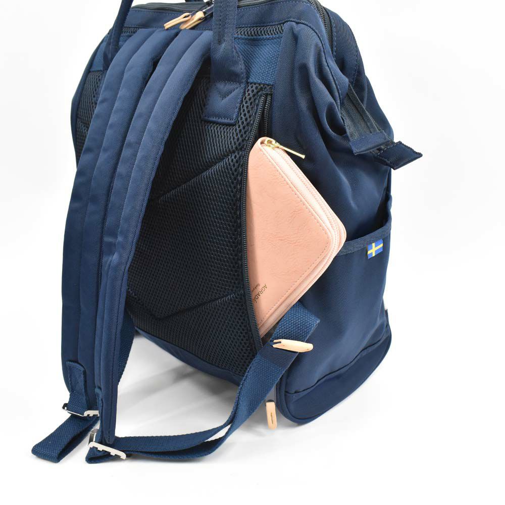 【P最大34倍|お買い物マラソン】mozリュックモズバッグレディースリュック口金A4小さめマザーズリュックマザーズバッグママバッグママリュックナイロン大人ブランド軽量軽い背面ファスナー大容量おしゃれがま口人気ZZCI-07L