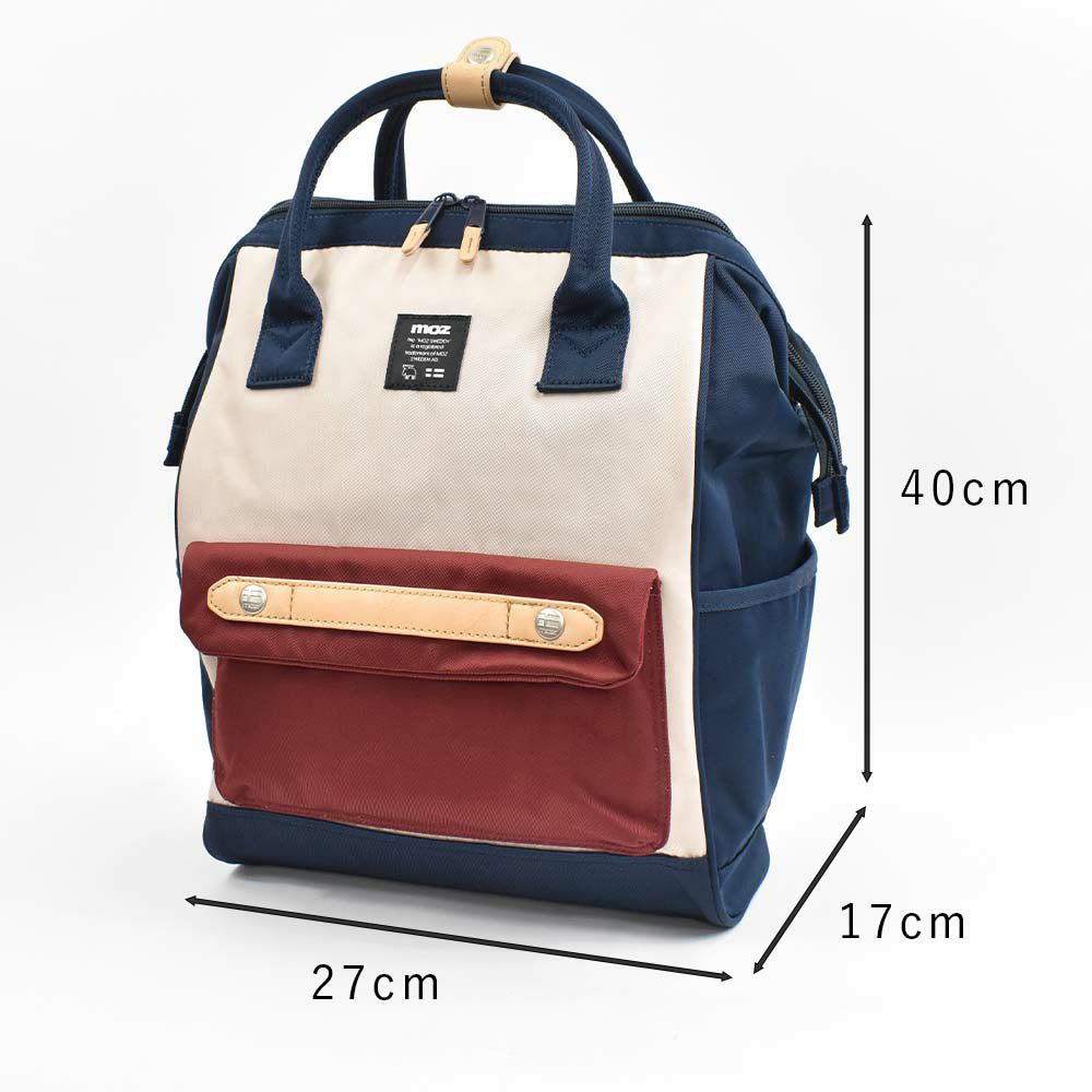 【P最大34倍|お買い物マラソン】mozリュックモズバッグレディースリュック口金A4小さめマザーズリュックマザーズバッグママバッグママリュックナイロン大人ブランド軽量軽い背面ファスナー大容量おしゃれがま口人気ZZCI-07L