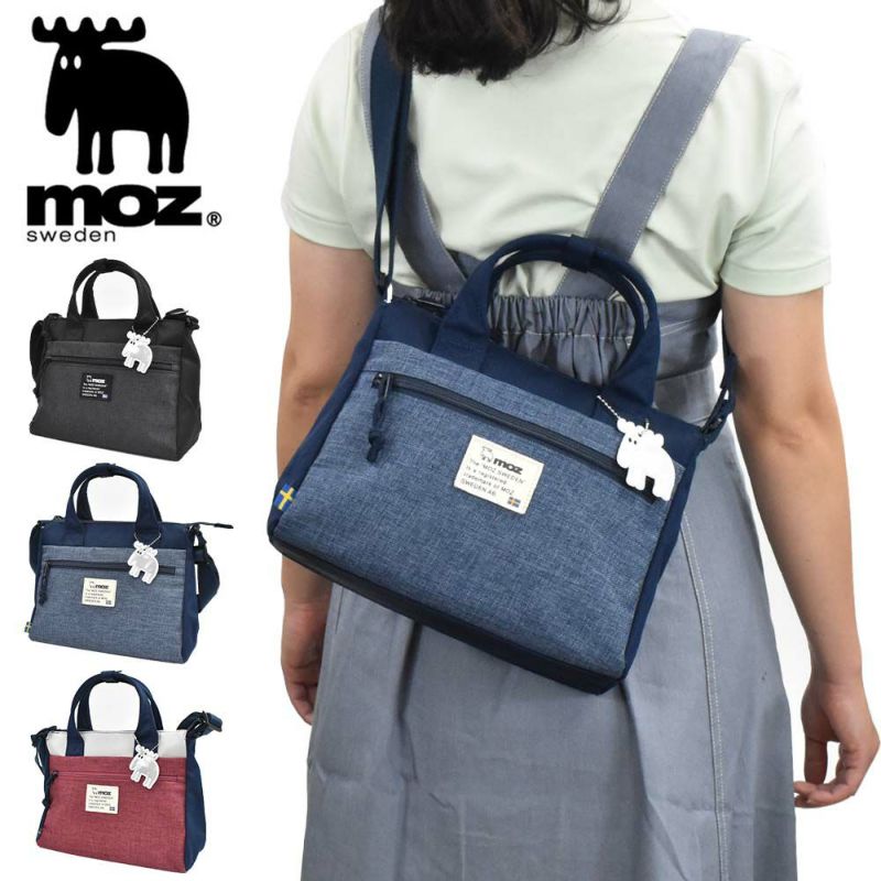 【P最大34倍|お買い物マラソン】mozショルダーバッグモズバッグレディースショルダーバッグ2WAYミニミニトートバッグショルダーバック斜めがけナイロン大人ブランド軽量軽い小さめマザーズバッグママバッグファスナー付きZZEI-03