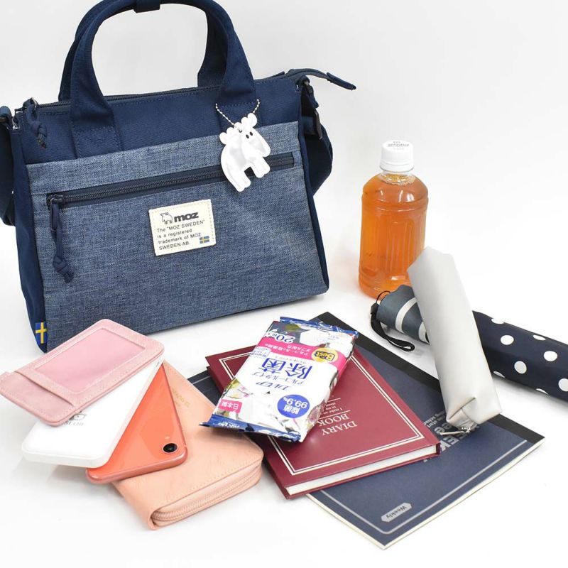 【P最大34倍|お買い物マラソン】mozショルダーバッグモズバッグレディースショルダーバッグ2WAYミニミニトートバッグショルダーバック斜めがけナイロン大人ブランド軽量軽い小さめマザーズバッグママバッグファスナー付きZZEI-03