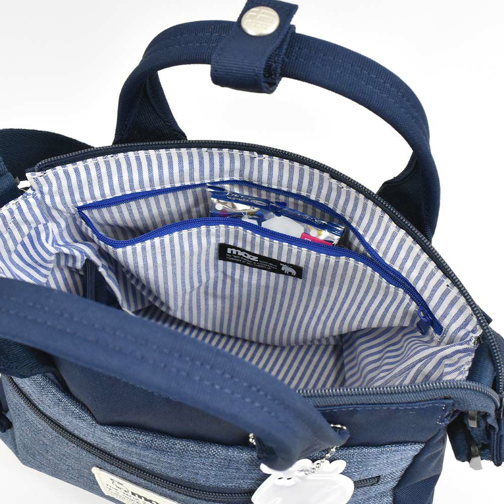 【P最大34倍|お買い物マラソン】mozショルダーバッグモズバッグレディースショルダーバッグ2WAYミニミニトートバッグショルダーバック斜めがけナイロン大人ブランド軽量軽い小さめマザーズバッグママバッグファスナー付きZZEI-03