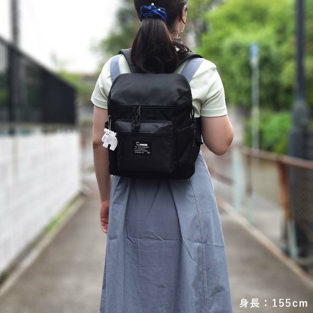 【P最大34倍|お買い物マラソン】mozリュックモズバッグレディーススクエアB5小さめマザーズリュックマザーズバッグママバッグママリュックナイロン大人ブランド軽量軽い背面ファスナー大容量おしゃれかわいい人気女性ZZEI-04