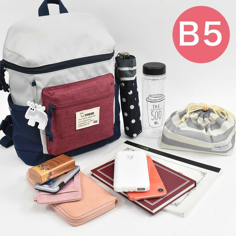 【P最大34倍|お買い物マラソン】mozリュックモズバッグレディーススクエアB5小さめマザーズリュックマザーズバッグママバッグママリュックナイロン大人ブランド軽量軽い背面ファスナー大容量おしゃれかわいい人気女性ZZEI-04