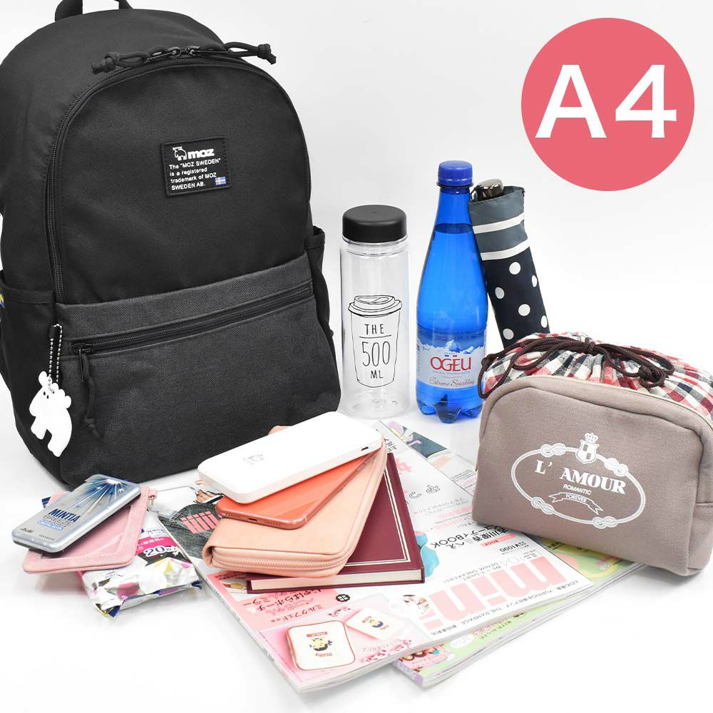 【P最大34倍|お買い物マラソン】mozリュックモズバッグレディースリュックA4小さめマザーズリュックマザーズバッグママバッグママリュックナイロン大人ブランド軽量軽い背面ファスナー大容量おしゃれかわいい人気女性ZZEI-05