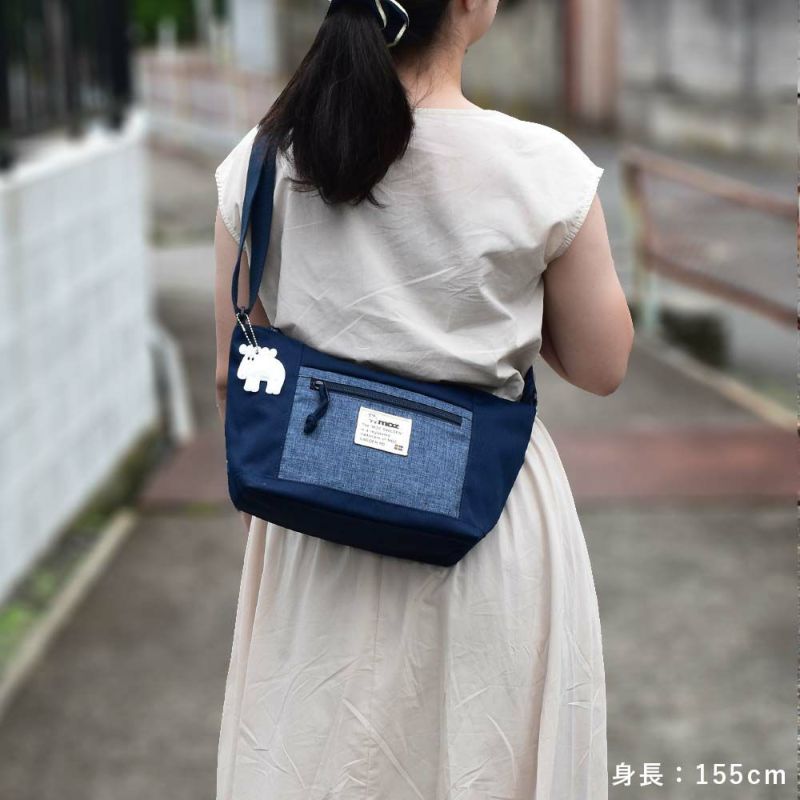 【P最大34倍|お買い物マラソン】mozショルダーバッグモズレディースショルダーバッグ三日月型ショルダーバック斜めがけ斜め掛けナイロン大人ブランド軽量軽い小さめマザーズバッグママバッグファスナー付きおしゃれかわいいZZEI-11