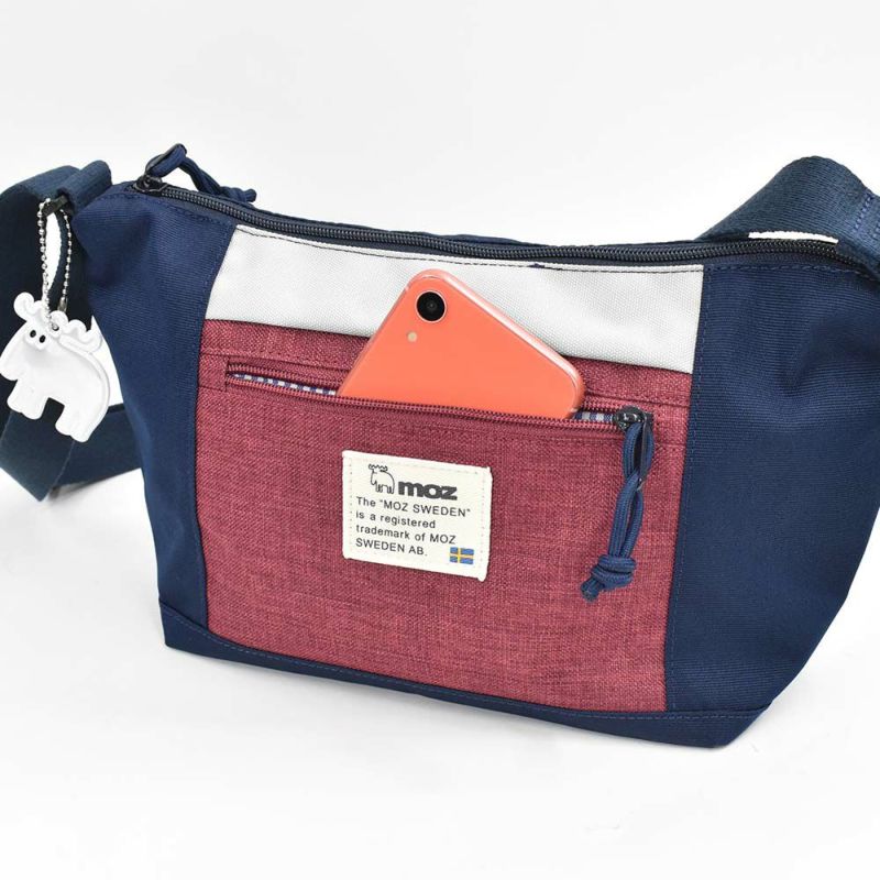 【P最大34倍|お買い物マラソン】mozショルダーバッグモズレディースショルダーバッグ三日月型ショルダーバック斜めがけ斜め掛けナイロン大人ブランド軽量軽い小さめマザーズバッグママバッグファスナー付きおしゃれかわいいZZEI-11