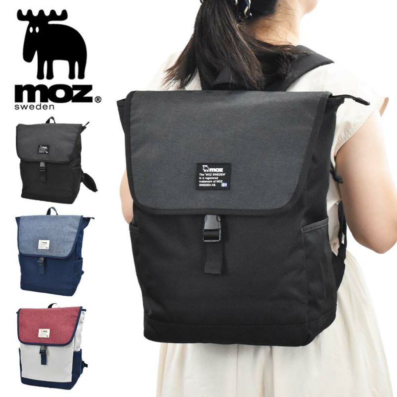 【P最大34倍|お買い物マラソン】mozリュックモズかぶせ型バッグレディースリュックB417L大きめリュックサックマザーズリュックマザーズバッグママバッグママリュックナイロン大人ブランド軽量軽い背面ファスナー通勤通学ZZEI-12