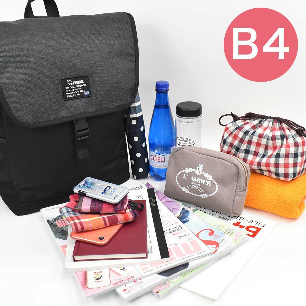 【P最大34倍|お買い物マラソン】mozリュックモズかぶせ型バッグレディースリュックB417L大きめリュックサックマザーズリュックマザーズバッグママバッグママリュックナイロン大人ブランド軽量軽い背面ファスナー通勤通学ZZEI-12