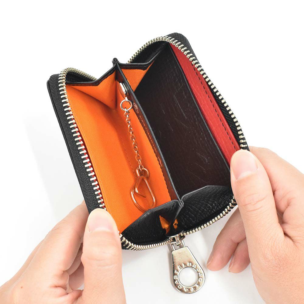 カステルバジャック小銭入れミニ財布財布CASTELBAJACメンズレディースピッコロキーホルダー付きミニウォレットミニコンパクトコインケースキーケース小銭ブランドコンパクト財布薄い小さいキャッシュレス本革022611