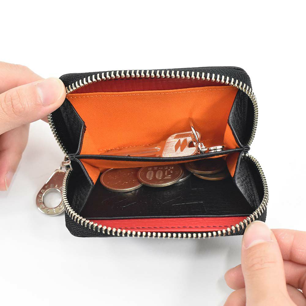 カステルバジャック小銭入れミニ財布財布CASTELBAJACメンズレディースピッコロキーホルダー付きミニウォレットミニコンパクトコインケースキーケース小銭ブランドコンパクト財布薄い小さいキャッシュレス本革022611