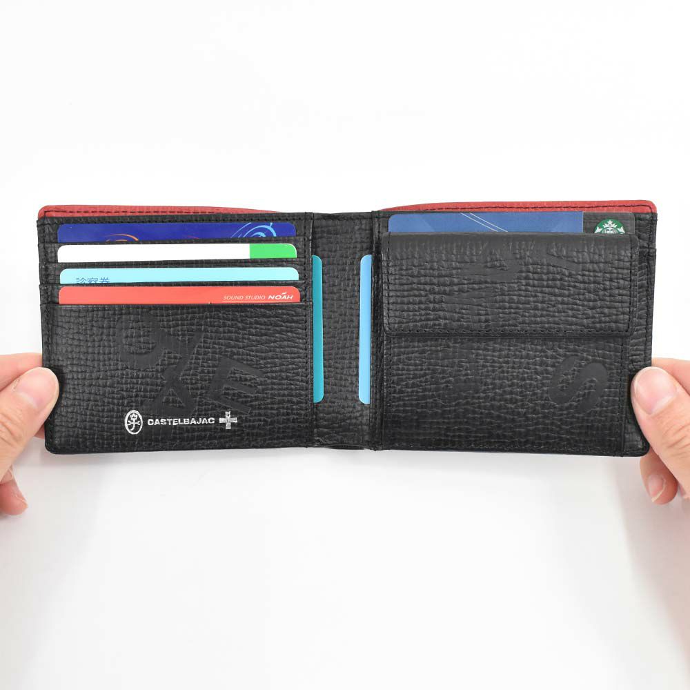 カステルバジャック財布二つ折りメンズレディースピッコロCASTELBAJAC二つ折り財布バジャック本革革レザー2つ折り2つ折り財布折りたたみミドルウォレット人気ブランドコンパクト薄いシンプルおしゃれ人気022614