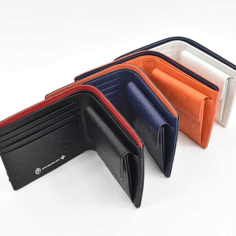 カステルバジャック財布二つ折りメンズレディースピッコロCASTELBAJAC二つ折り財布バジャック本革革レザー2つ折り2つ折り財布折りたたみミドルウォレット人気ブランドコンパクト薄いシンプルおしゃれ人気022614