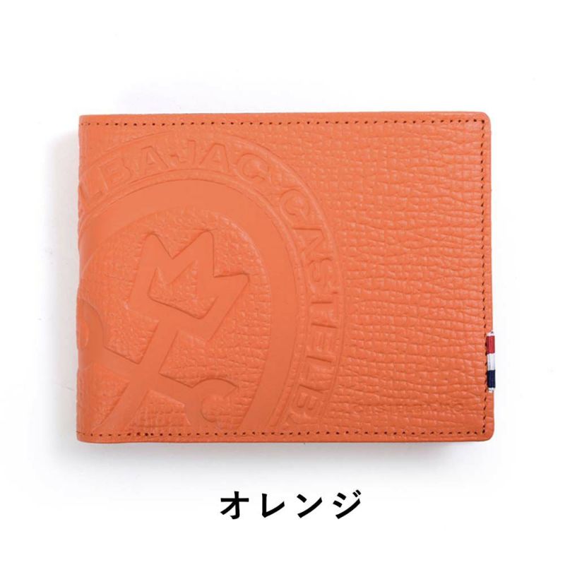 カステルバジャック財布二つ折りメンズレディースピッコロCASTELBAJAC二つ折り財布バジャック本革革レザー2つ折り2つ折り財布折りたたみミドルウォレット人気ブランドコンパクト薄いシンプルおしゃれ人気022614