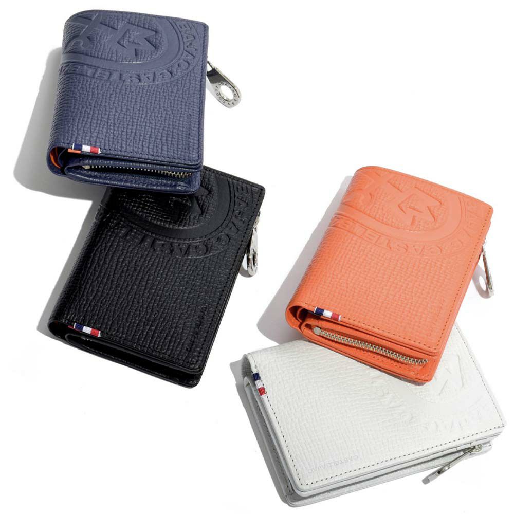 カステルバジャック財布ミドルウォレットラウンドファスナー縦型二つ折りメンズレディースピッコロCASTELBAJAC二つ折り財布本革革レザー2つ折り2つ折り財布折りたたみ人気ブランドコンパクトシンプル022615