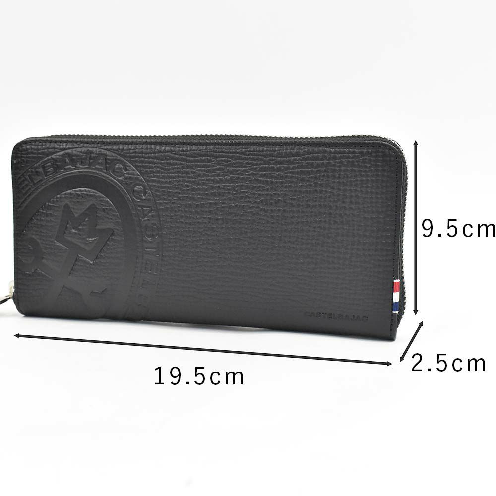 カステルバジャック財布長財布ラウンドファスナーメンズレディースピッコロCASTELBAJAC本革革レザーファスナー付きファスナー小銭入れ付きロングウォレット大容量彼氏ギフトプレゼント人気ブランド022617