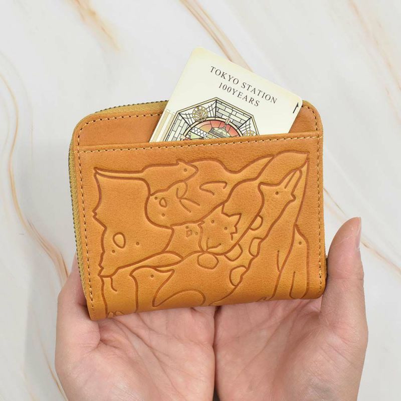 【2021新作】ダコタDakota財布二つ折りレディースアニマーレ二つ折り財布サイフ本革革レザー2つ折り2つ折り財布折りたたみブランドファスナー人気コンパクト小銭入れアニマル動物30代40代50代緑グリーン0030190