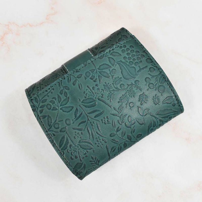 【2021新作】ダコタDakota財布二つ折りレディースミモザ二つ折り財布ミニ財布小銭入れボックス型BOX型サイフ本革革レザー2つ折り2つ折り財布ブランドファスナー人気かわいいコンパクト花柄ボタニカル0030250