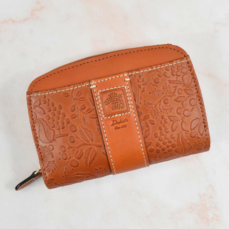 【2021新作】ダコタDakota財布二つ折りレディースミモザ二つ折り財布ミニ財布小銭入れファスナーサイフ本革革レザー2つ折り2つ折り財布ブランドおしゃれ人気かわいいコンパクト花柄ボタニカル0030251