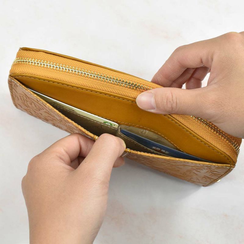 【エントリーで更に最大+8倍|7/15】【2021新作】ダコタDakota長財布財布レディースミモザラウンドファスナーレディース財布レディース長財布本革革レザー大容量ブランドおしゃれかわいい花柄ボタニカル30代40代50代大人女性使いやすい0030253