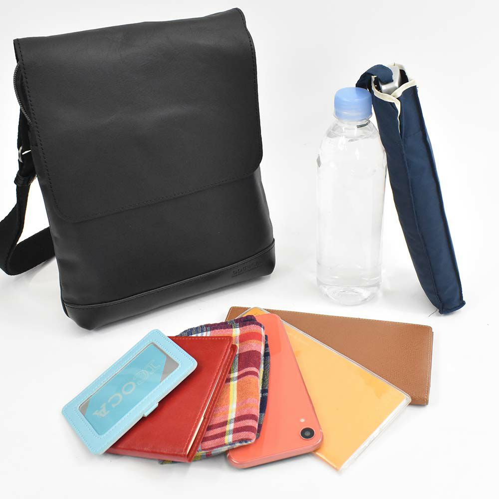 DOUBLESダブルスショルダーバッグ本革B5薄い薄マチレザーメンズレディースショルダーバック斜め掛けバッグ斜めがけバッグショルダー軽い軽量小さい小さめ牛革革男性ブランド肩掛けカバンJVK-1603