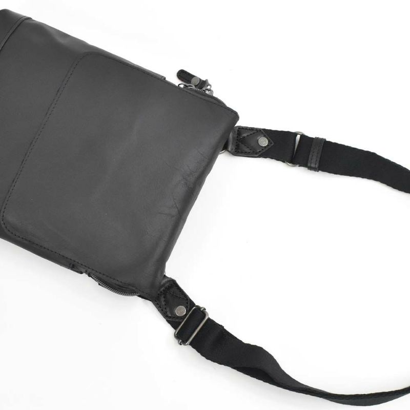 DOUBLESダブルスショルダーバッグ本革B5薄い薄マチレザーメンズレディースショルダーバック斜め掛けバッグ斜めがけバッグショルダー軽い軽量小さい小さめ牛革革男性ブランド肩掛けカバンJVK-1603