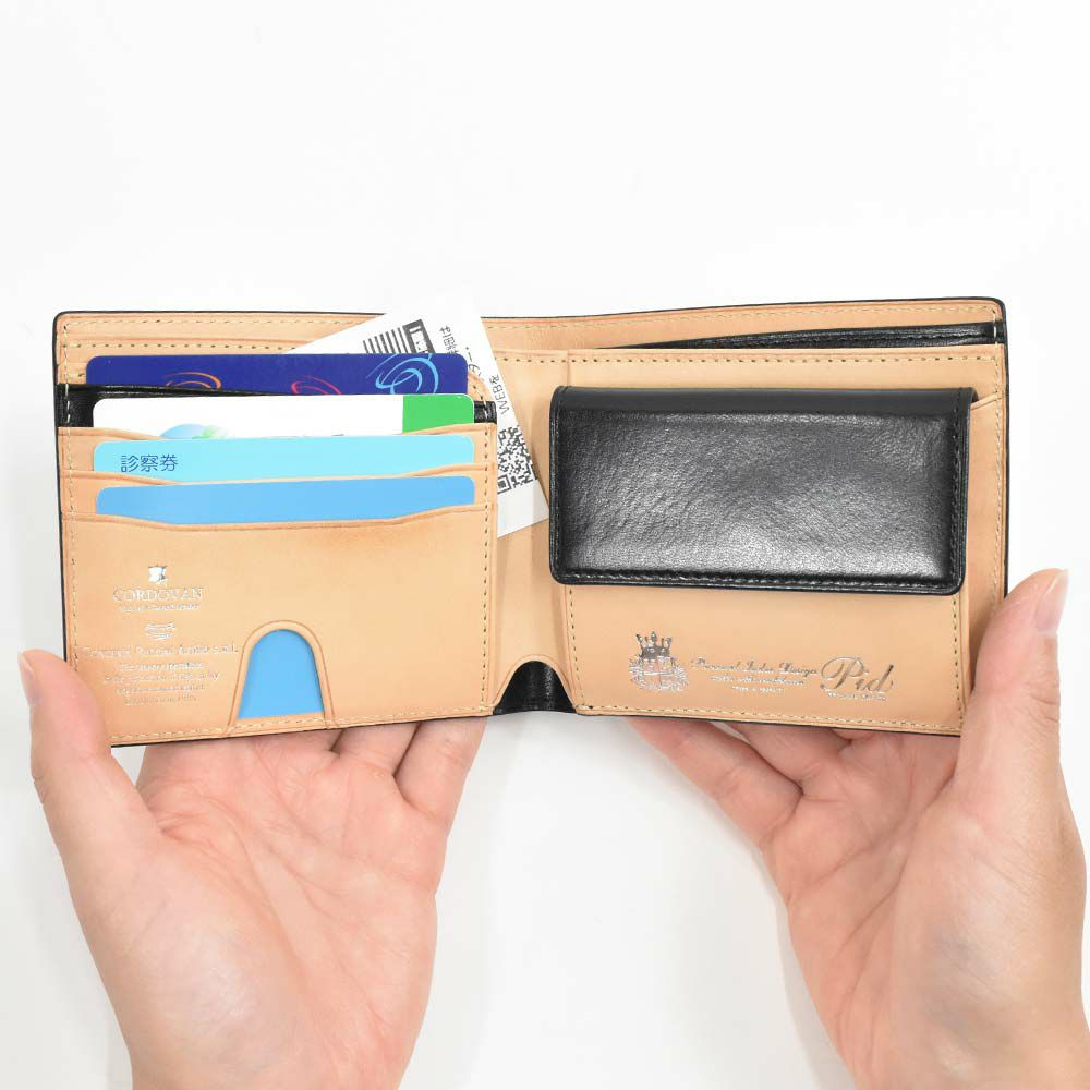 【エントリーで最大+6倍|7/17まで】PID財布二つ折りピーアイディーコードバン本革馬革革メンズレディース二つ折り財布2つ折り2つ折り財布ブランド彼氏メンズ財布おしゃれ人気ギフトプレゼントP.I.D25262