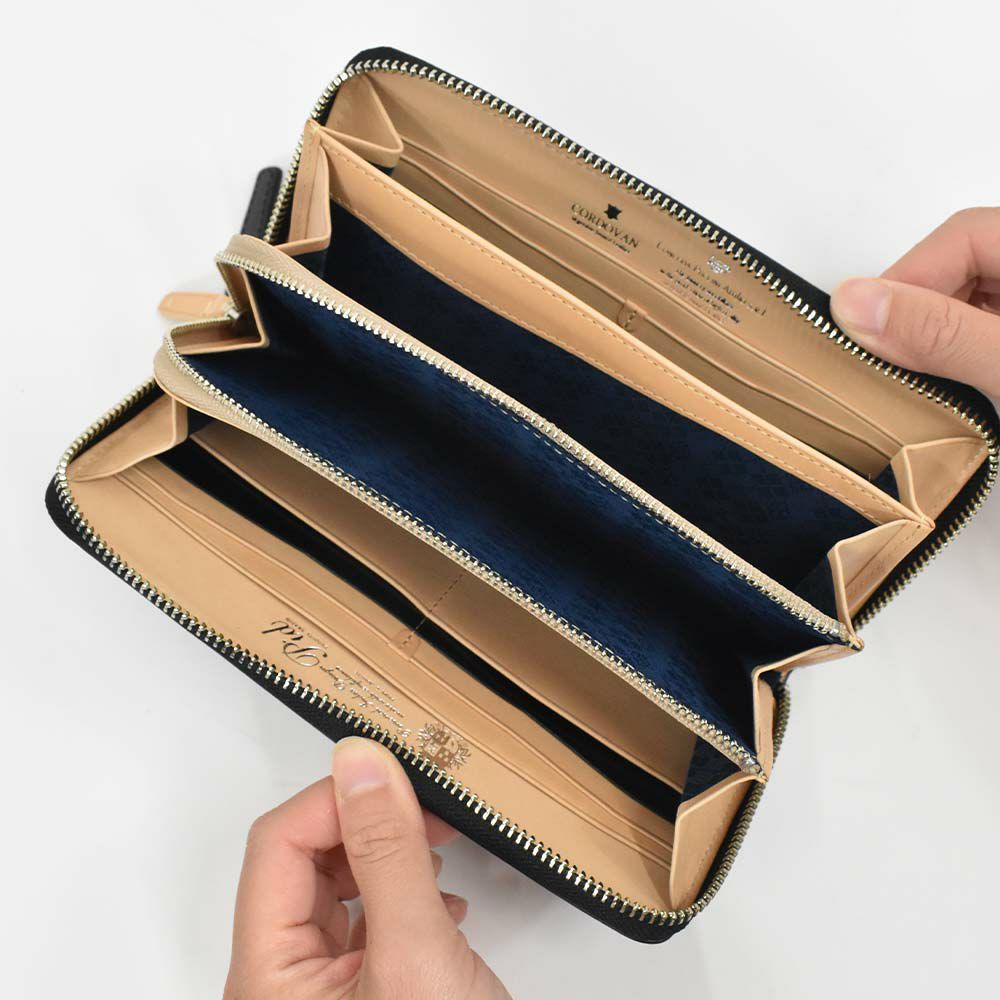 【エントリーで最大+6倍|7/17まで】PID財布長財布ラウンドファスナーピーアイディーコードバン本革馬革革メンズレディースレザープレゼント男性人気ブランド大容量薄いファスナーおしゃれかっこいいP.I.D20代30代40代50代25264