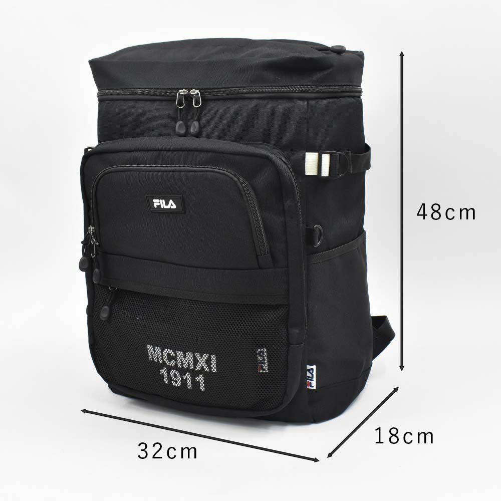 【P最大34倍|お買い物マラソン】【新作】フィラリュックFILA33LB4ボックス型大容量プレジオメンズレディース中学生高校生男子女子リュックサックスクールリュック通学リュックスポーツリュックボックス型リュックブランド撥水7747