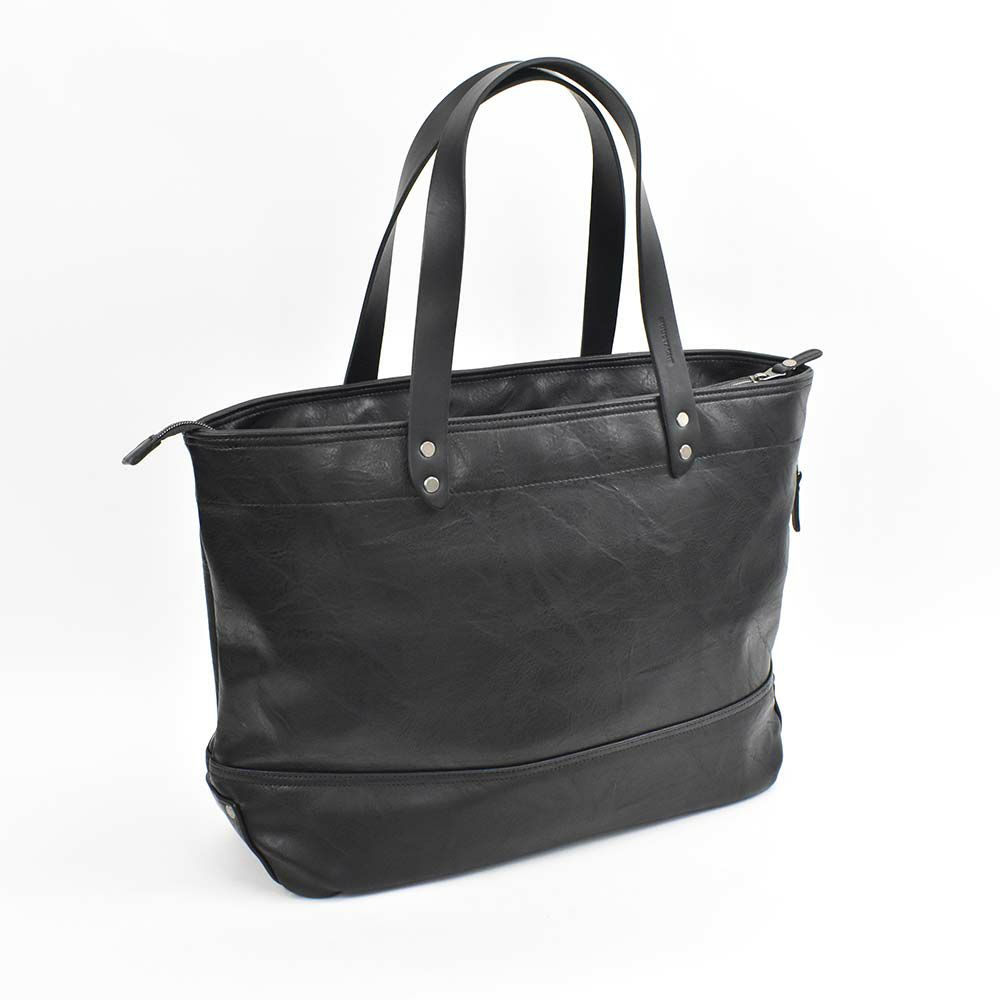 MOUSTACHEトートバッグムスタッシュメンズレディースB4サイズトートバッグトートバック合皮肩掛けカバン肩かけカバンブランドかっこいいおしゃれ人気大きめ通勤通学ファスナー付き大容量おすすめVYE-4805