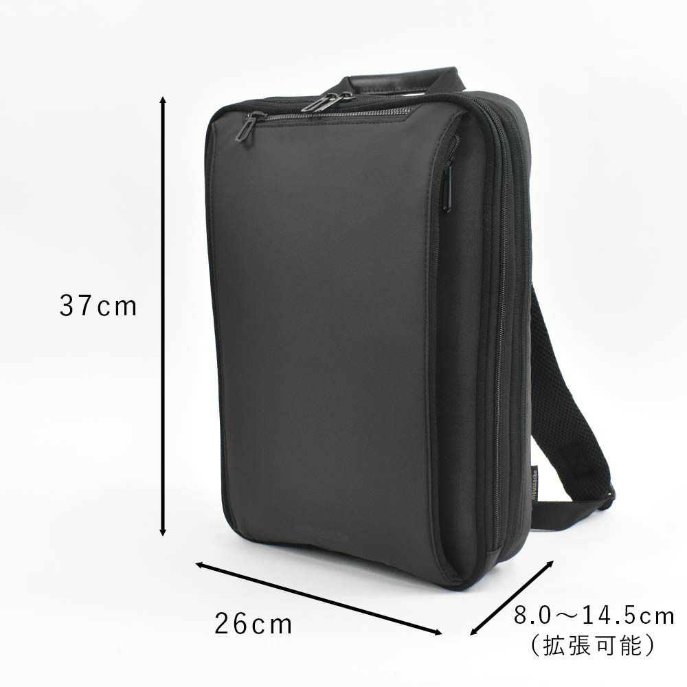 moustacheontimeビジネスリュックA4薄型容量拡張ムスタッシュオンタイムビジネスバッグリュックリュックサックバックパックバッグバックビジネス通勤通勤リュック薄い薄マチ人気ブランドカジュアルJNO-2820