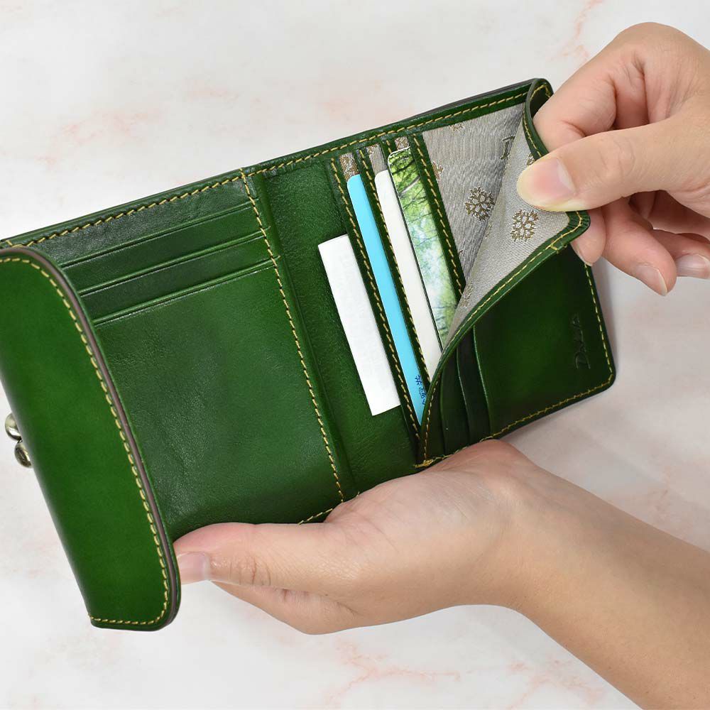 【2021新作】ダコタDakota財布二つ折りがま口レディーストリコローレ二つ折り財布ミニ財布小銭入れファスナーがま口財布本革革レザー2つ折り2つ折り財布ブランドおしゃれ人気かわいいコンパクト30271