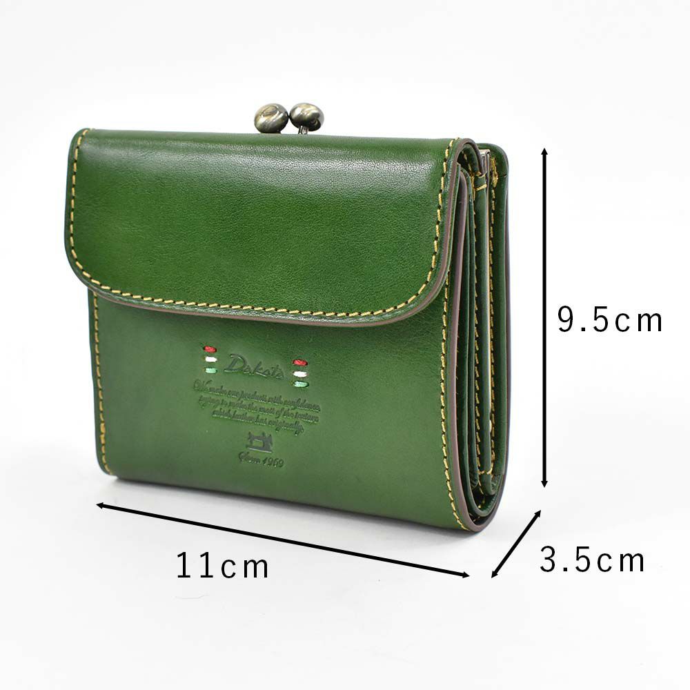 【2021新作】ダコタDakota財布二つ折りがま口レディーストリコローレ二つ折り財布ミニ財布小銭入れファスナーがま口財布本革革レザー2つ折り2つ折り財布ブランドおしゃれ人気かわいいコンパクト30271